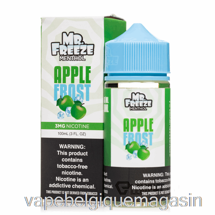 Vape Shop Bruxelles Apple Frost - Mr Freeze - 100ml 3mg